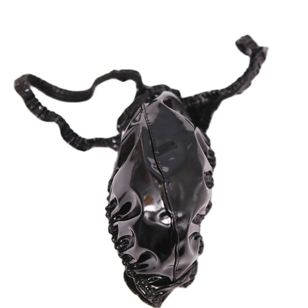 Мужские трусы из искусственной кожи боди-шейпер ПВХ глянцевое латексное нижнее