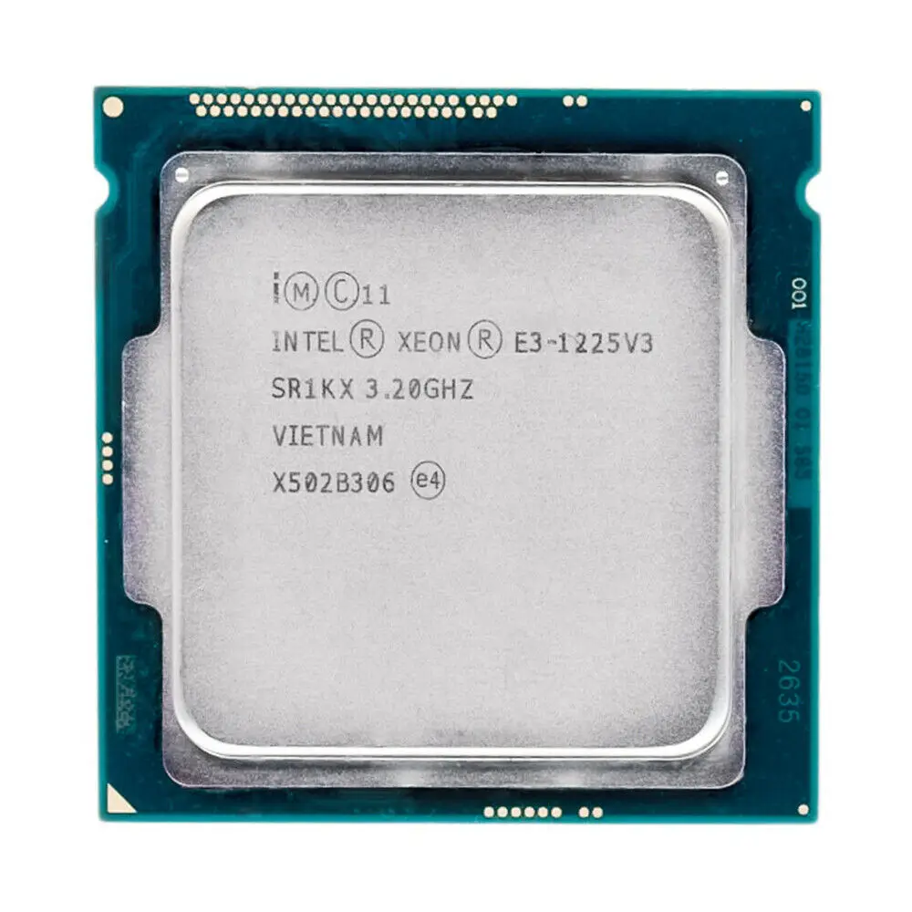 Процессор Intel Xeon E3 1225 V3 1225V3 3 2 ГГц четырехъядерный ЦПУ 8 Мб 84 Вт LGA 1150|Процессоры| |
