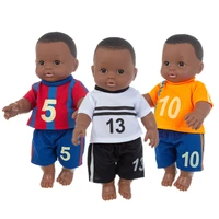 african american reborn black baby dolls toys 30cm handmade silicone vinyl baby soft lifelike newborn toy for kids girls gift