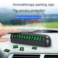 auto interior phone number car parking number plate car luminous parking number plate hidden car accessories card