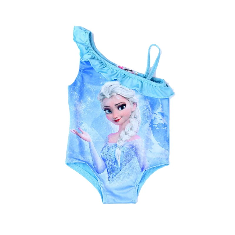 

Frozen 1 2 3 4 5 Years Girls Swimwear Elsa Anna Print Swimsuit Toddler One Piece Baby Cartoon Swim Wear Beachwear Beach Cute