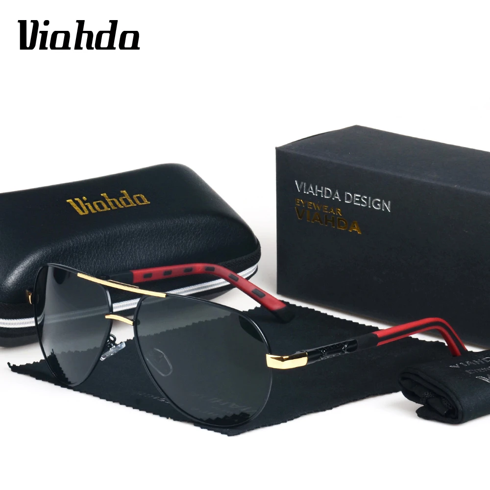 VIAHDA HD Поляризованные Ретро большие Брендовые женские дизайнерские