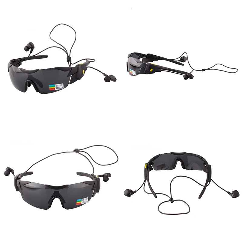 구매 블루투스 스마트 스포츠 안경 V4, 1 남녀 공용, 야외 다기능 편광 선글라스, 자전거 타기 고글