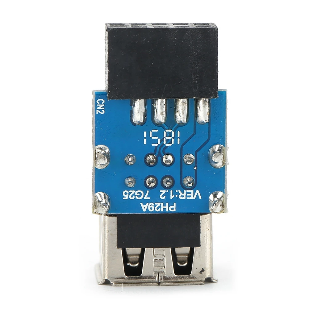 Плата расширения для компьютера 2 порта 9 контактный разъем на USB 0|Платы