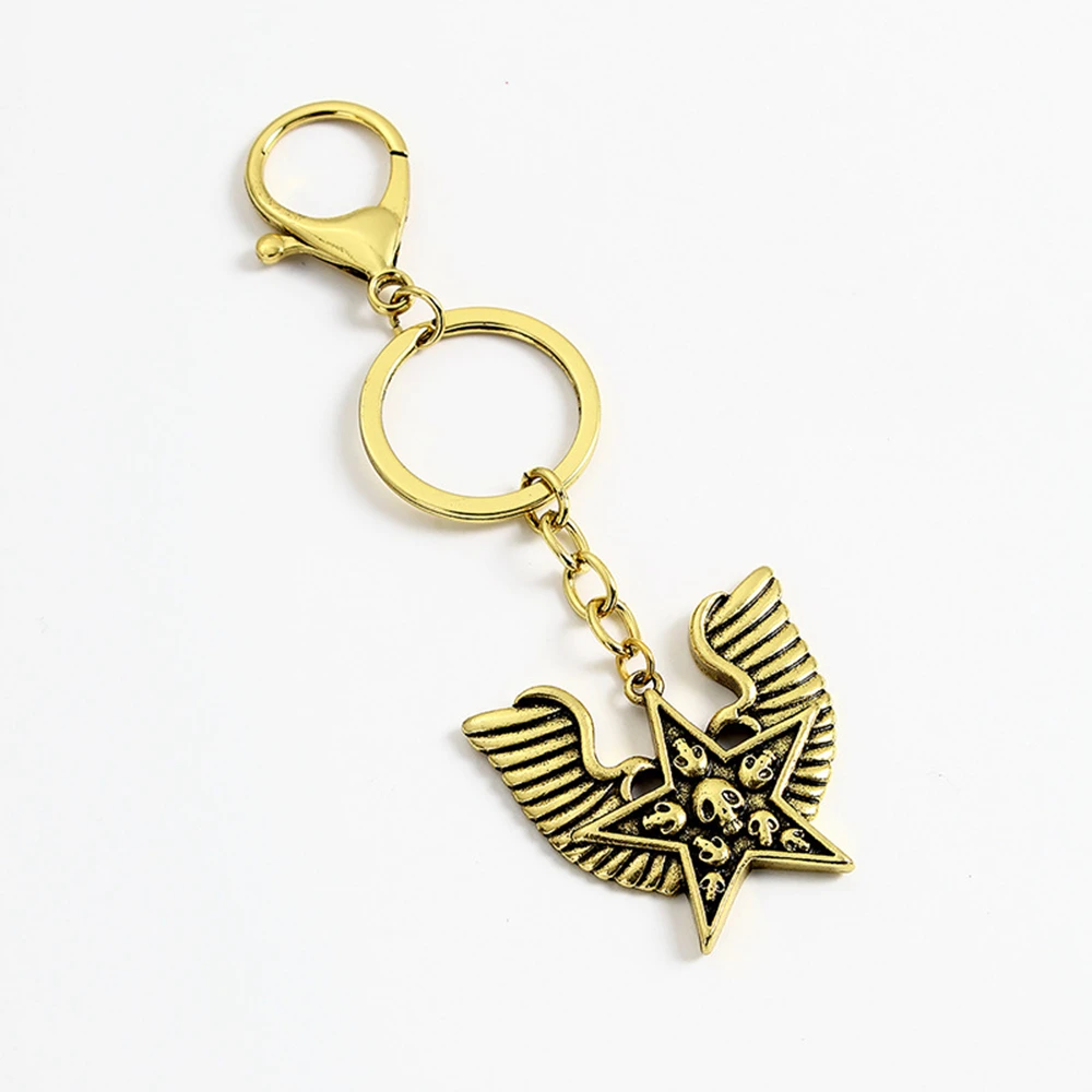 Винтажный якорь Искусственный для мужчин безделушка ретро череп руль брелок на