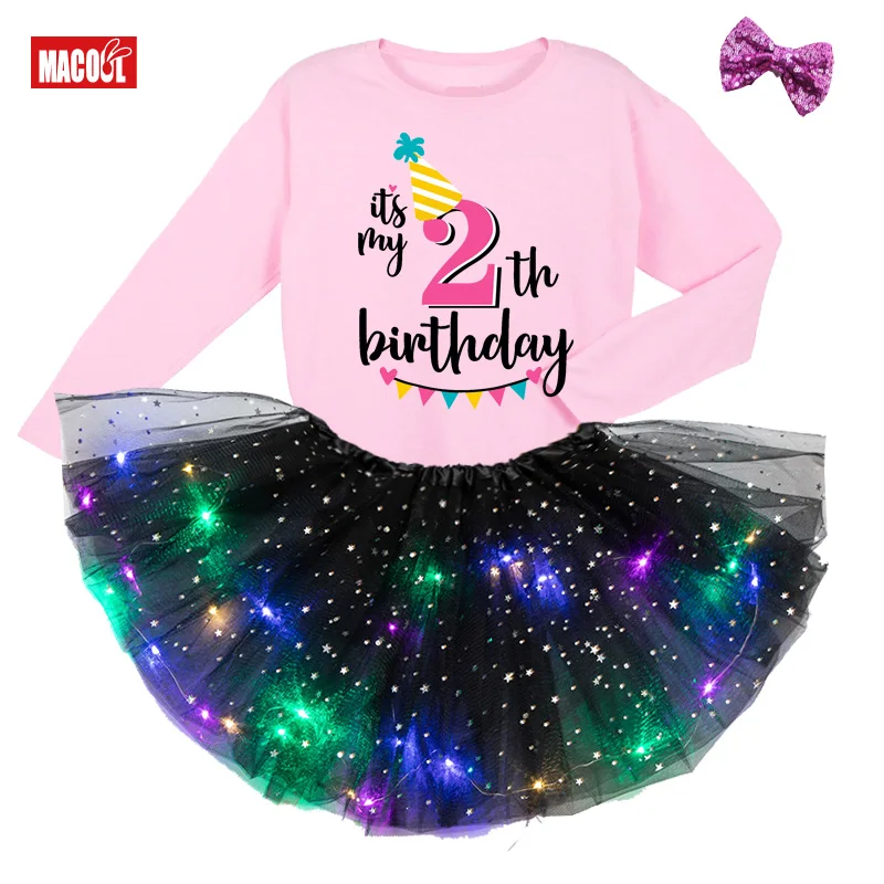 Милая яркая Одежда для девочек Летнее Детское карнавальное платье нарядное