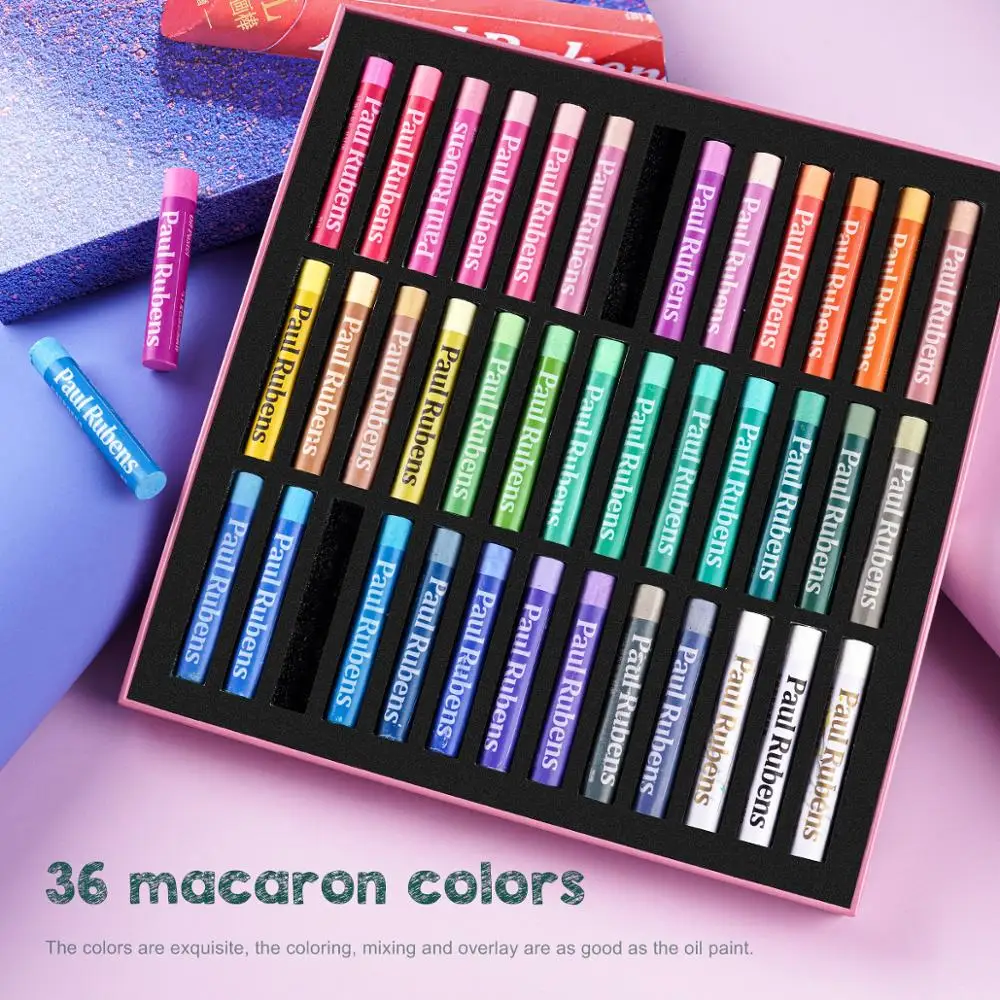 

Paul Rubens Oil Pastel Set 36 Colors Graffiti Soft Pastel Drawing Pen for Artist School Stationery Supplies Crayon