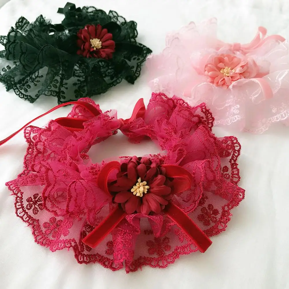 Отличный стильный слюнявчик из полиэстера Кружевной Галстук-бабочка для