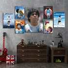 1 шт. футбольная Легенда Диего Марадона плакат HD настенные картины холст картина для спальни настенный Декор