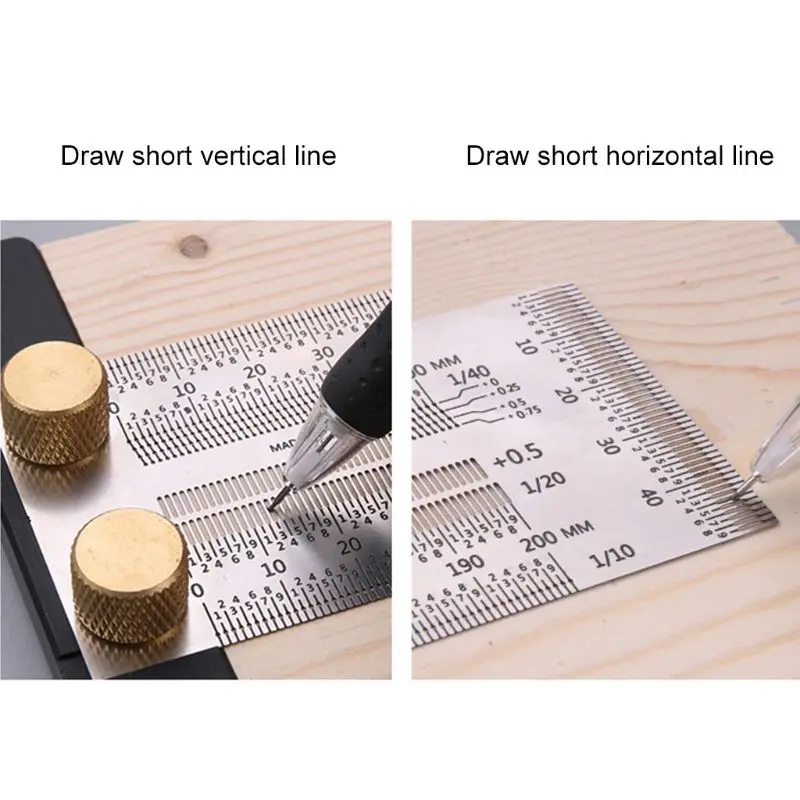Высокоточная линейка по шкале t-образная для отверстий из нержавеющей стали
