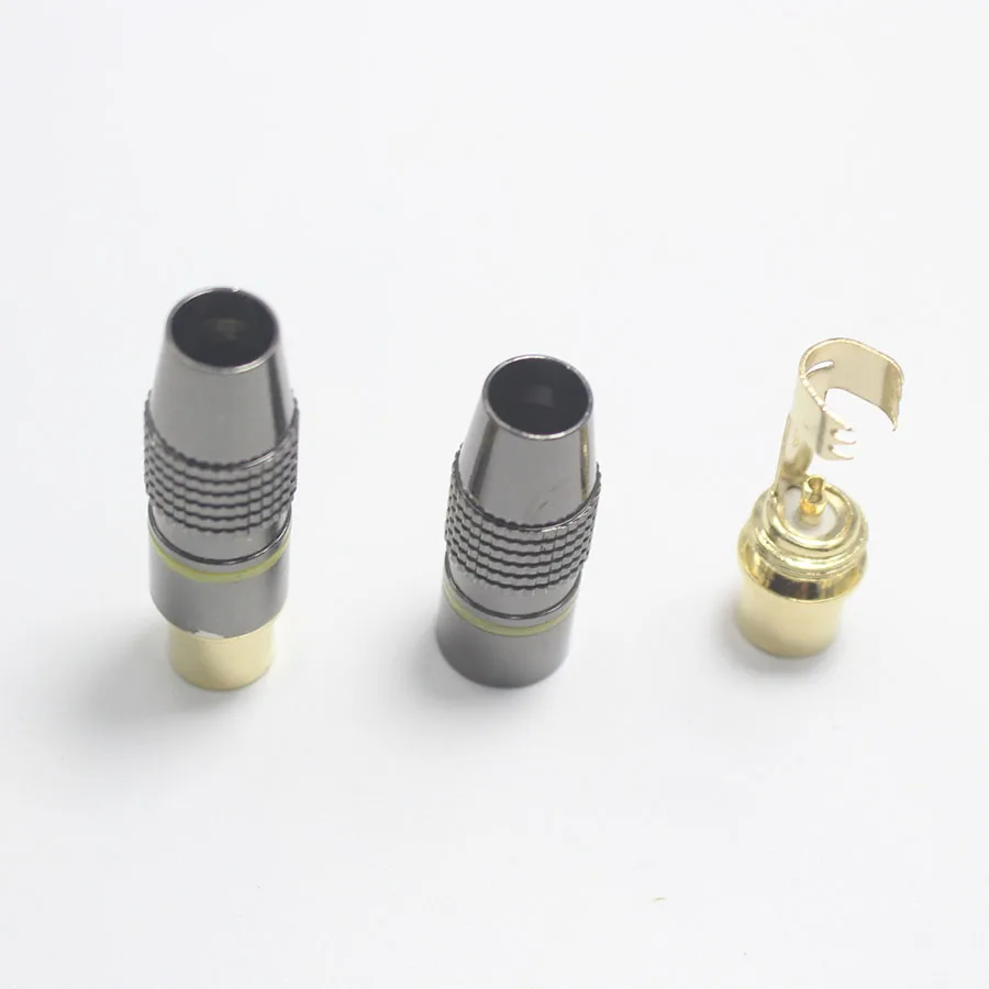 1 шт. Медный + алюминиевый корпус радиочастотный ТВ Штекер терминал антенный