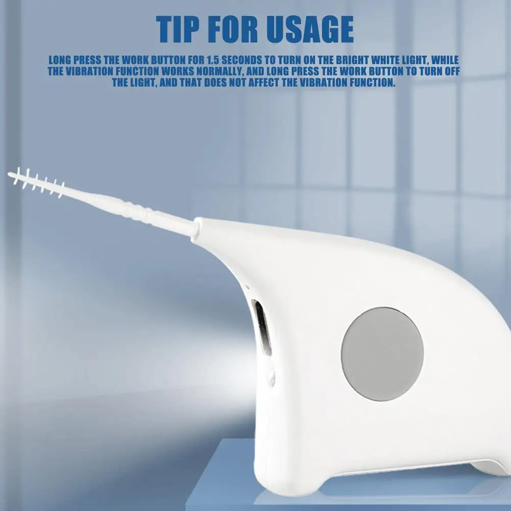 

Portable Tooth Cleaner With 48pcs Replacement Tips Scaler Remove Dental Stains Eraser Plaque Oral Whitening Cleaning Teeth