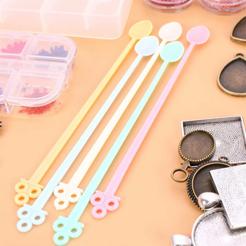 

DIY Handmade Crystal Glue Mold Set Crystal Glue Jewelry Mold Set - 45 Pcs Silicone Casting Molds and Tools Set for Resin Jewelry