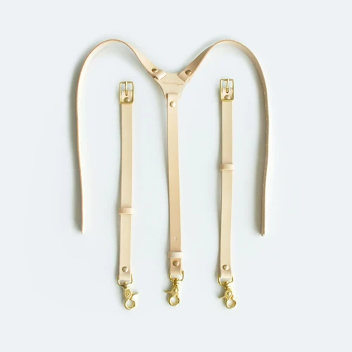 Hook style SauceZhan мужские и женские подтяжки эластичные y-образные регулируемые подтяжки Tirantes унисекс подтяжки из необработанной кожи подтяжки - Цвет: Hook style