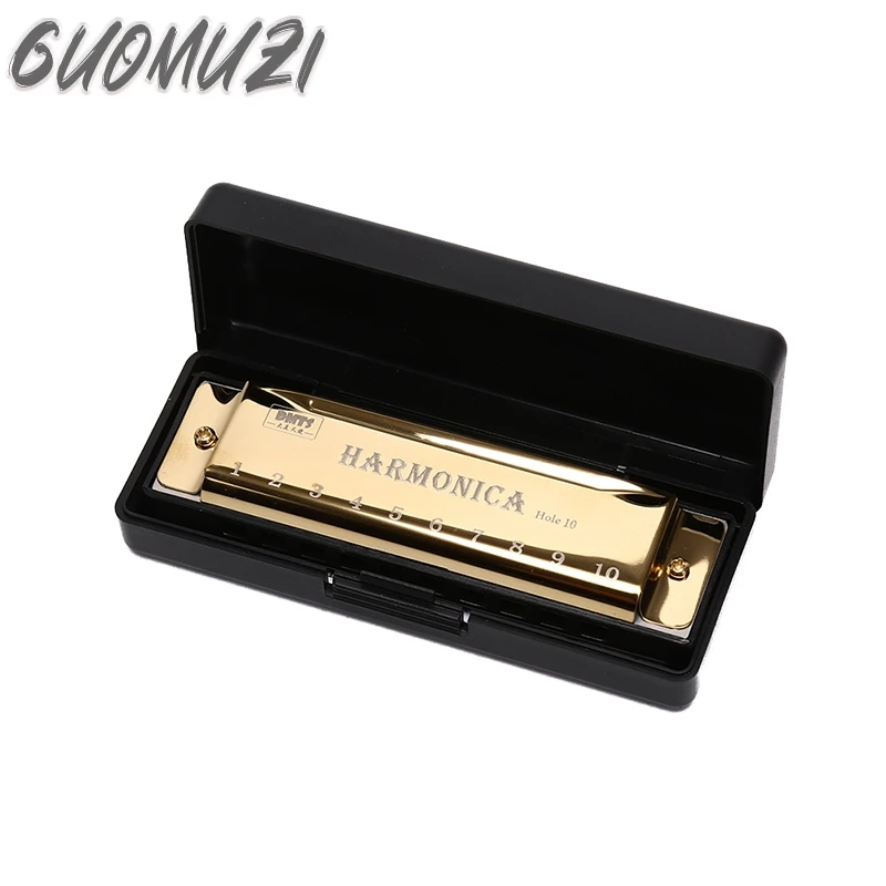 Регулируемая гармоника с 10/16 отверстиями пазл ротовыми органами музыкальный