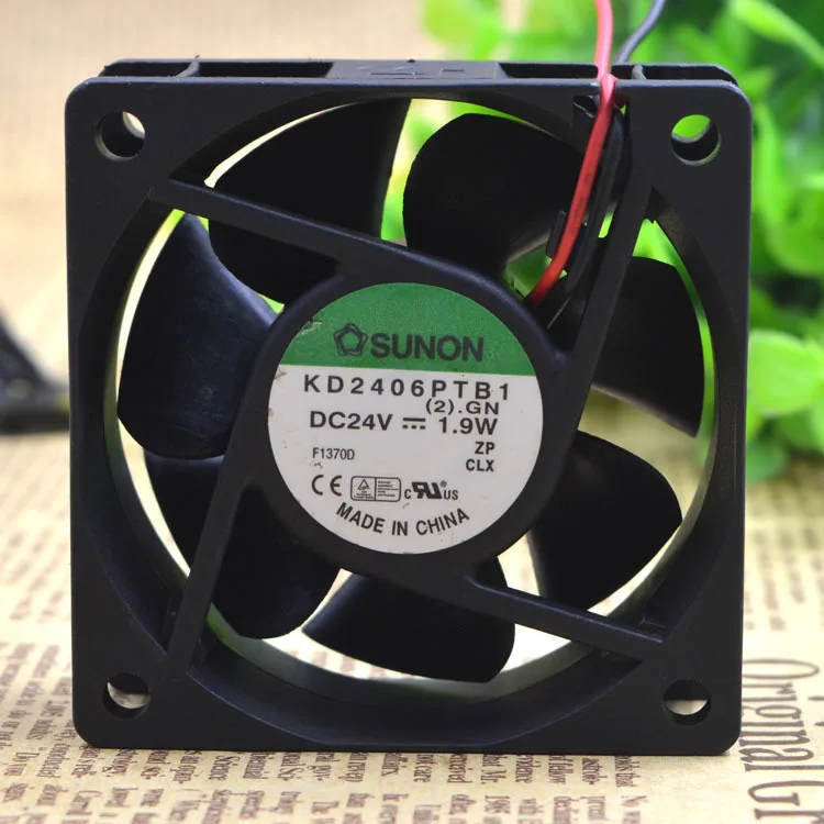 

Established original sunon KD2406PTB1 6025 6cm 24V 2.6W inverter server Cooling fan