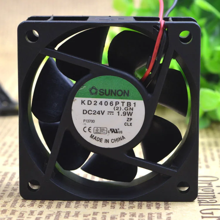 Основанный оригинальный sunon KD2406PTB1 6025 6 см 24 В 2 Вт инверторный серверный