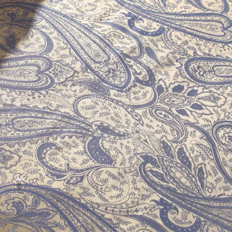 Горячая Распродажа ткани из шелка и хлопка роскошные жаккардовые вышитые