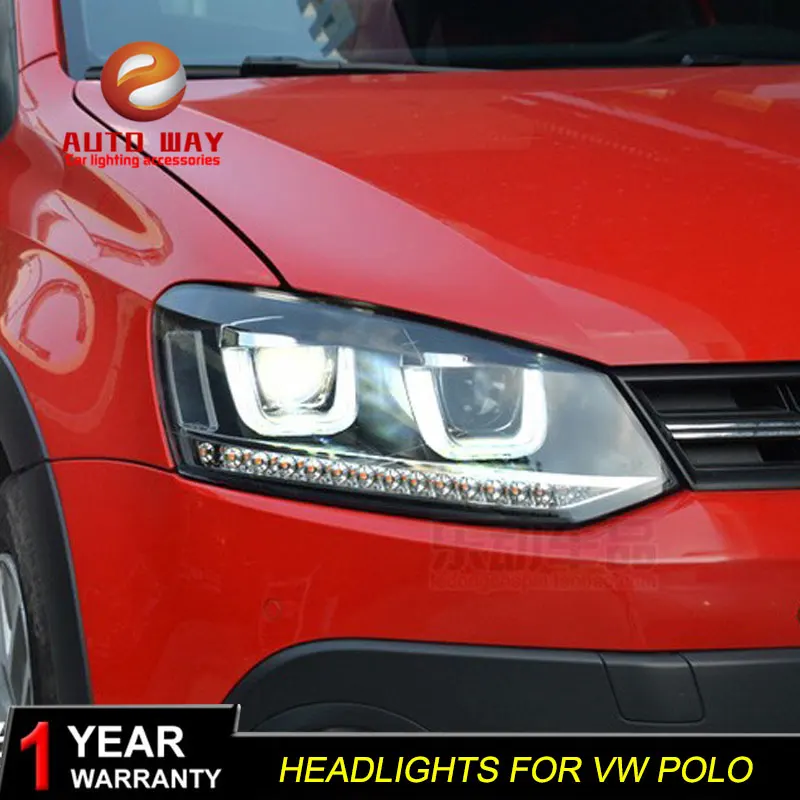 Чехол для автомобильного стайлинга налобный фсветильник VW Polo s 2011 2018