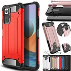 Чехол для Xiaomi Redmi Note 10 Pro Max, роскошный гибридный противоударный армированный чехол для Redmi Note 10 10S 4G, жесткий силиконовый чехол