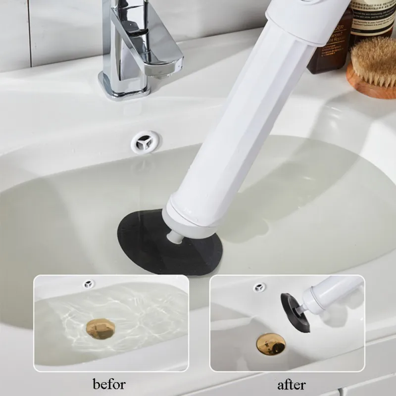 

Toilet Plungers High Pressure Pump Cleane Powerful Air Blaster Plunge Dredge Air Floor Drain Blaster Air Power Drain