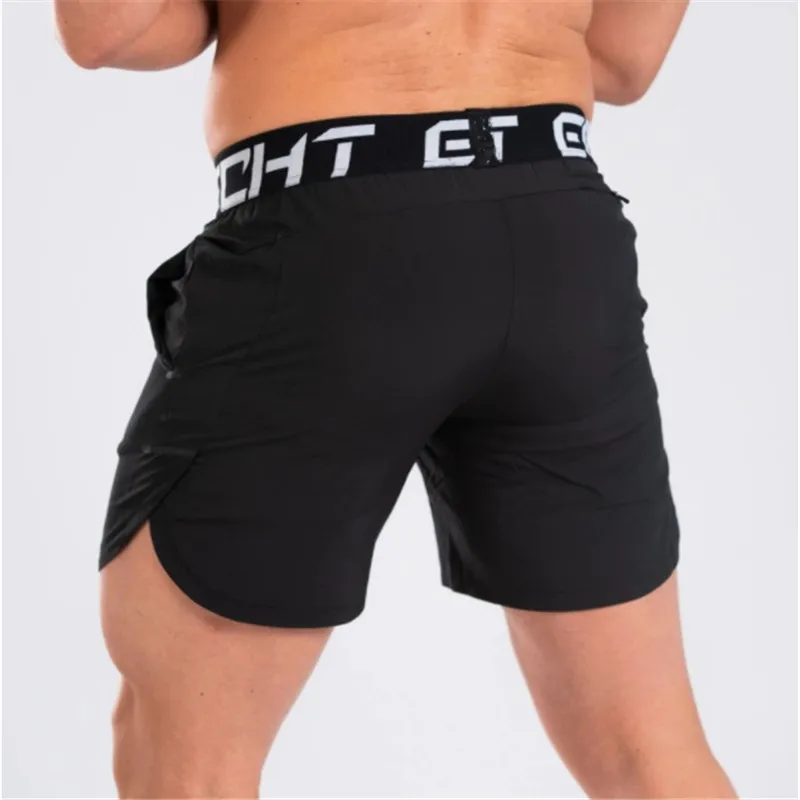 Мужские спортивные шорты 2019 мужские для фитнеса тонкие летние быстросохнущие
