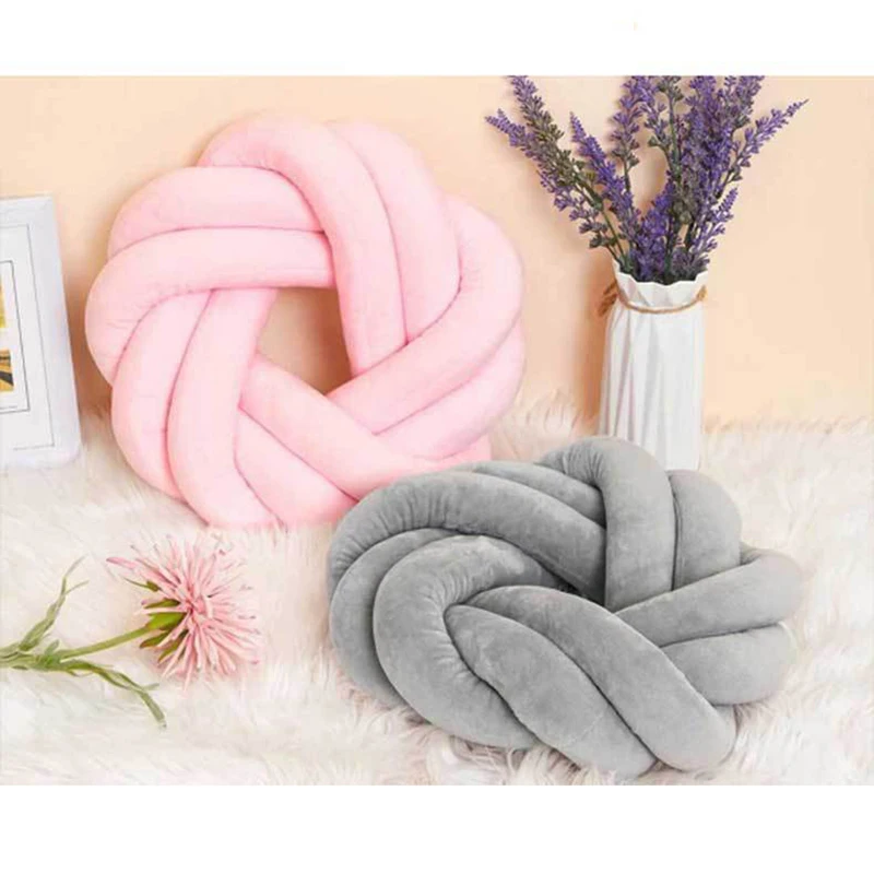 Оригинальная Подушка Lanke ручной работы с овальным шариком подушка для кровати