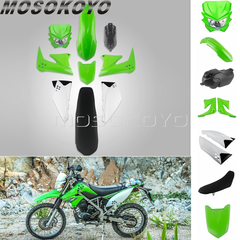 Для Kawasaki KLX150 S чехол для мотокросса эндуро MX пластиковый передних фар кузова KLX 150