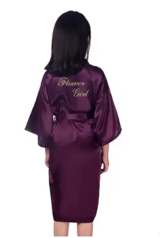 Цветочный халат для девочки свадебная ночная рубашка Детская домашняя одежда