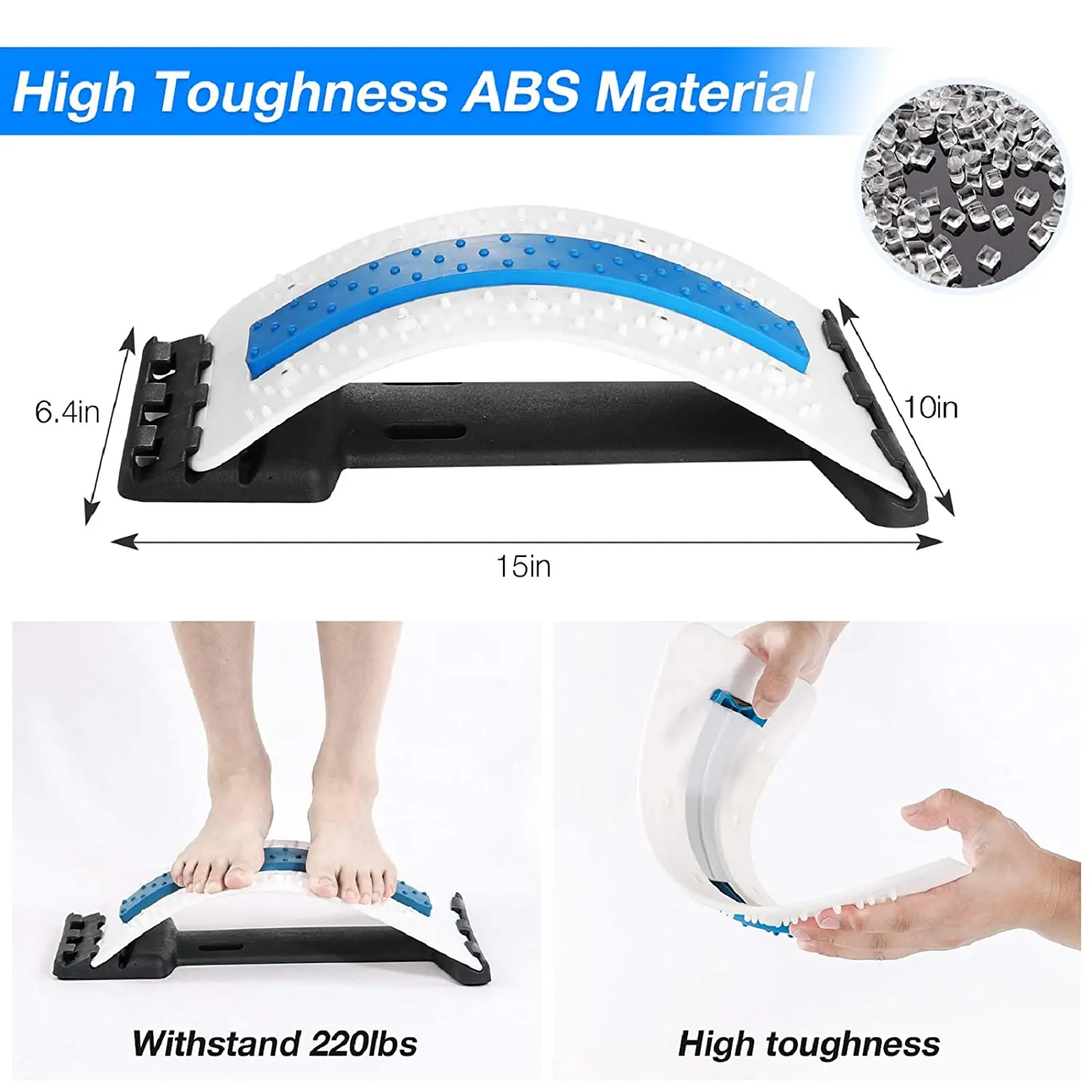 

Waist and Neck Massage Stretecher Relaxation Neck Back Pain Relief Lumber Relieved Stretcher Equipment