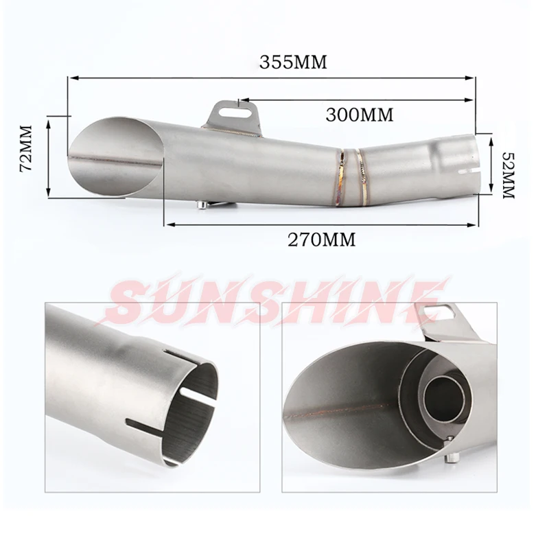 Универсальный глушитель выхлопной трубы мотоцикла Sport Racing Escape Moto DB труба убийца