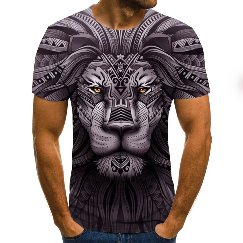 

2020 3D printed Fun animal novelty series T- shirt men and women T shirt Harajuku style t- shirt summer top