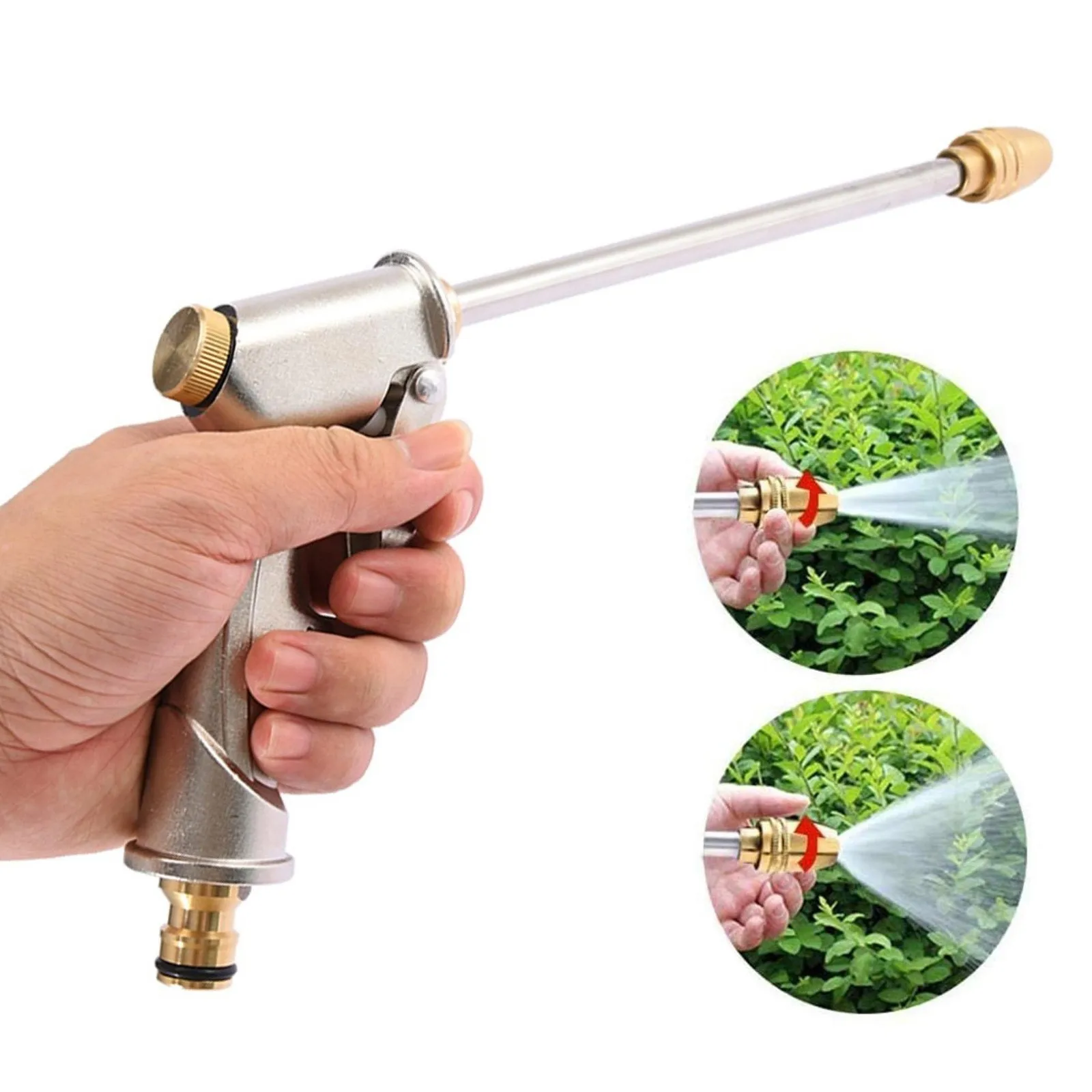 

1pcs High Pressure Car Wash Gun Water Spray Gun Car Washer Cleaner Garden Hose Water Sprinkler Foam Water Gun For The Garden