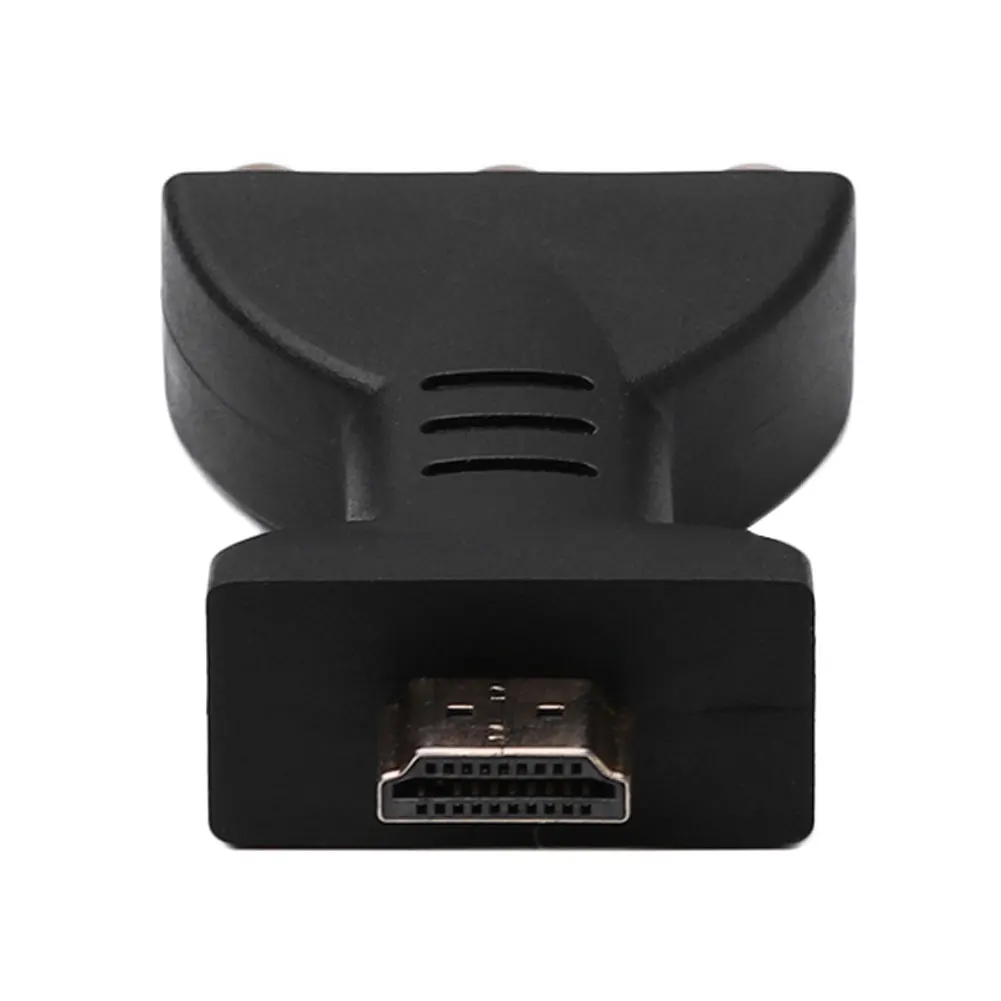 Новое поступление HDMI Male to 3 RCA Женский Композитный AV аудио конвертер
