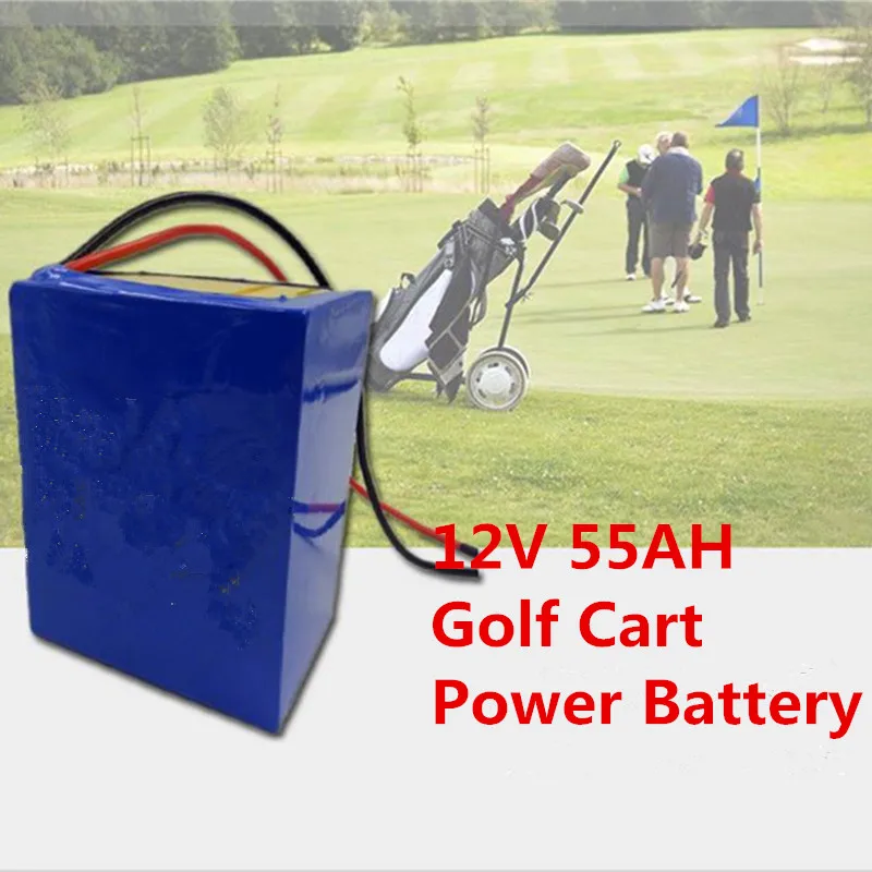 12V 55ah Мощность Батарея литиевая батарея электрический гольф-мобиль