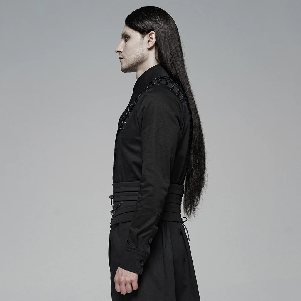 Панк рейв мужской Готический китайский стиль реставрация каскад Талия