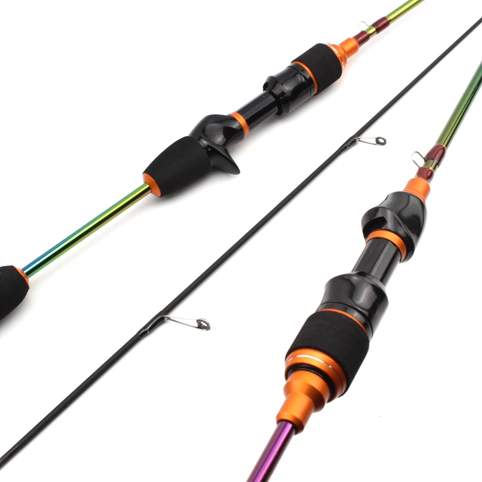 

Colorful 1.68M ul Spinning Rod Solid tip Trout Rod Carbon rod for light Jigging Fishing rod Perch Slow 3-7g lure weight