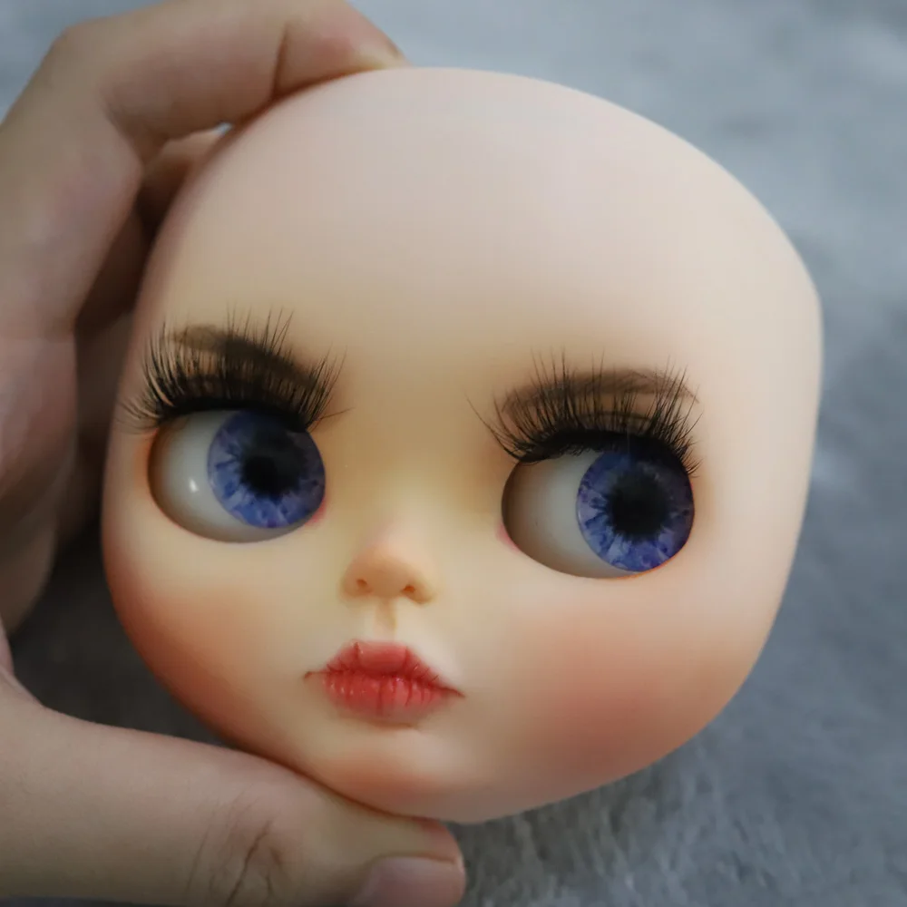 

Blyth Doll Face Plate for diy your blyth makeup Including Back Plate customization doll Nude blyth white skin tender style t001