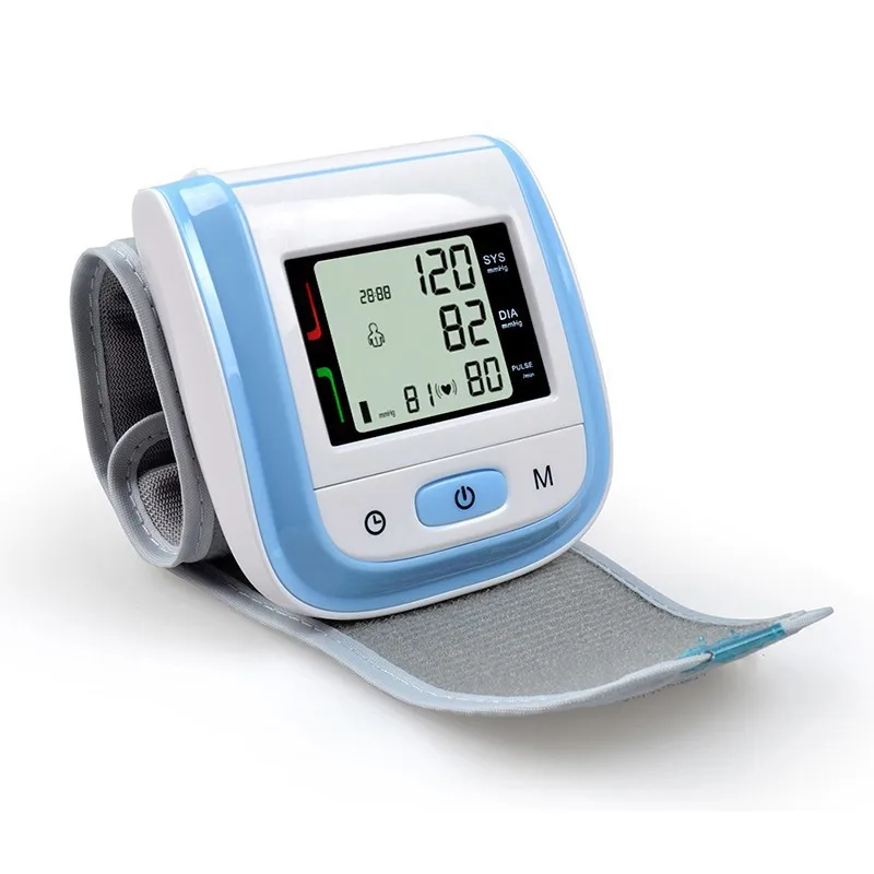 

Medical Wrist Tensiometro Digital Blood Pressure Heart Rate Health Monitor Tonometer Automatic Sphygmomanometer BP Cuff Meter