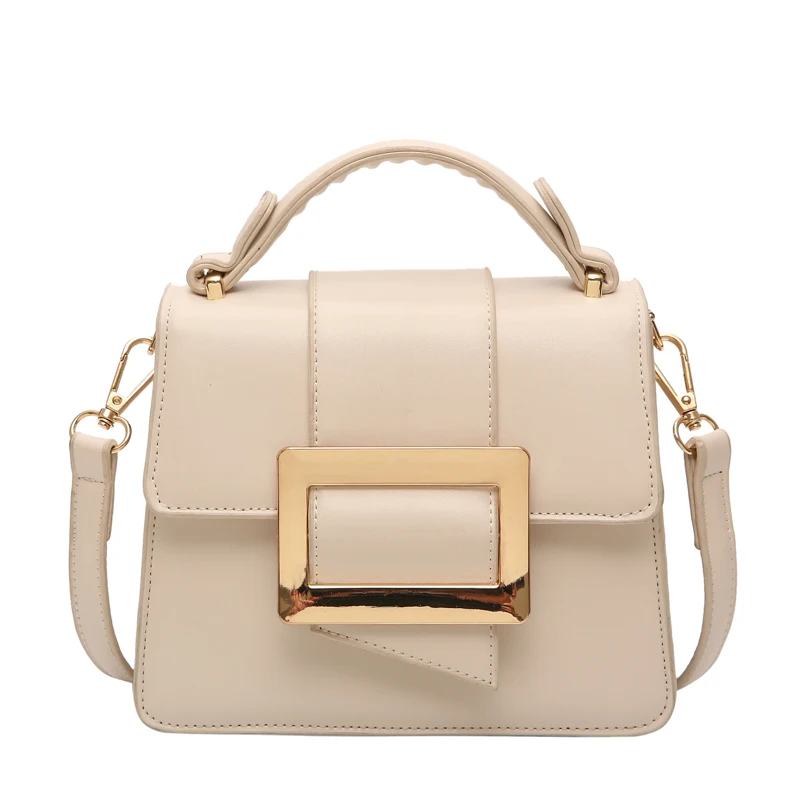 

Women Belt Square Buckle Design PU Leather Crossbody Bags 2020 Mini Shoulder Messenger Bag Female Travel Handbags Simple Style