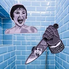 Брошь с ножом в виде скрипки из фильма ужасов, Классическая коллекция