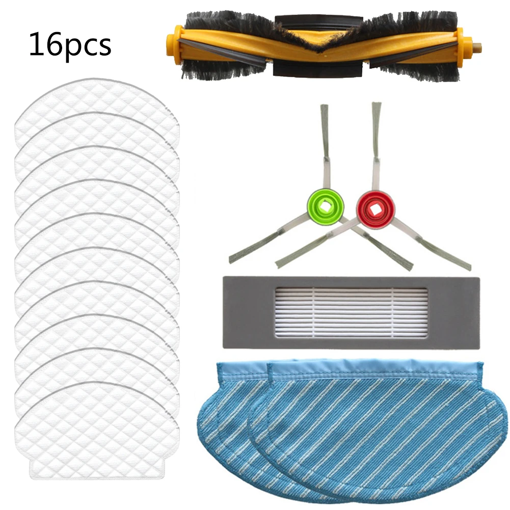 Основная щетка фильтр боковая тянущиеся колеса Одноразовые Салфетки Для Ecovacs Deebot