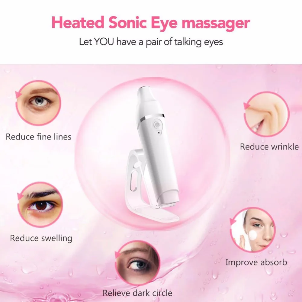 Массажер для глаз Соник электрическая палочка высокочастотная вибрация с