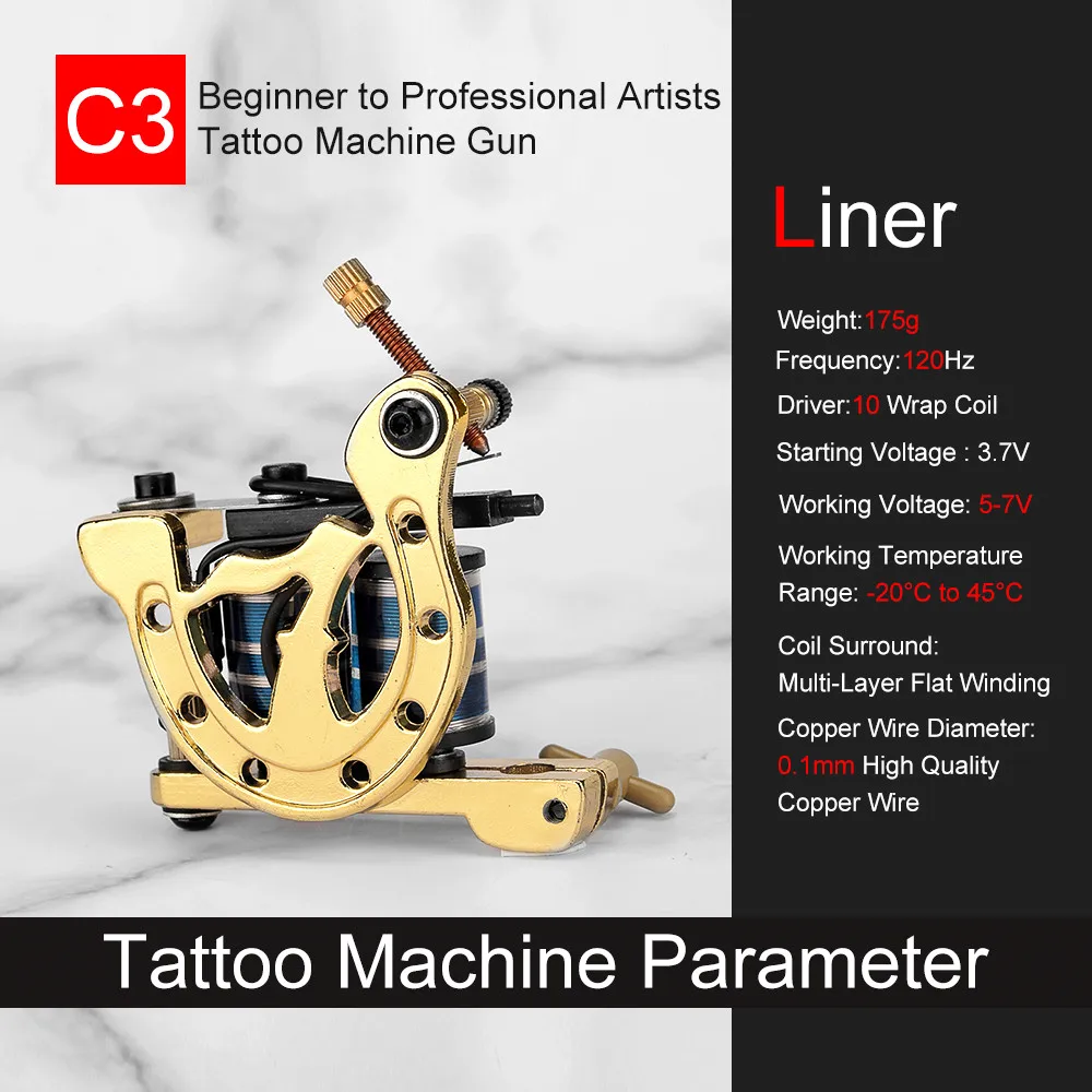 Liner Tattoo Coli Machine maquina De Bobina De Tatuagem