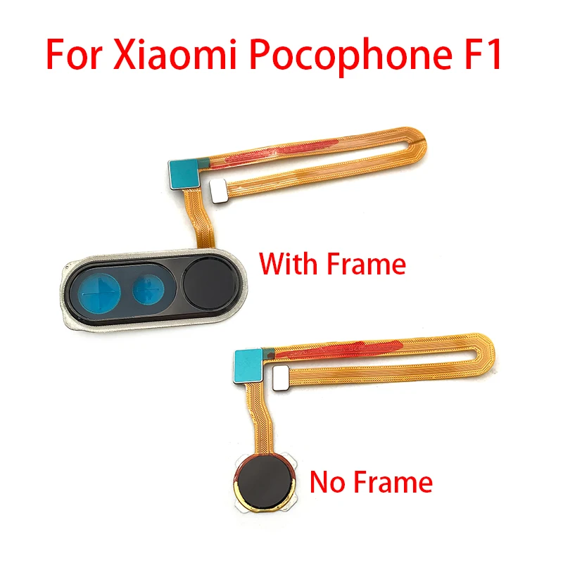 Ремонт Сканер отпечатков пальцев для Xiaomi PocoPhone F1 ID кнопка домой меню возврат