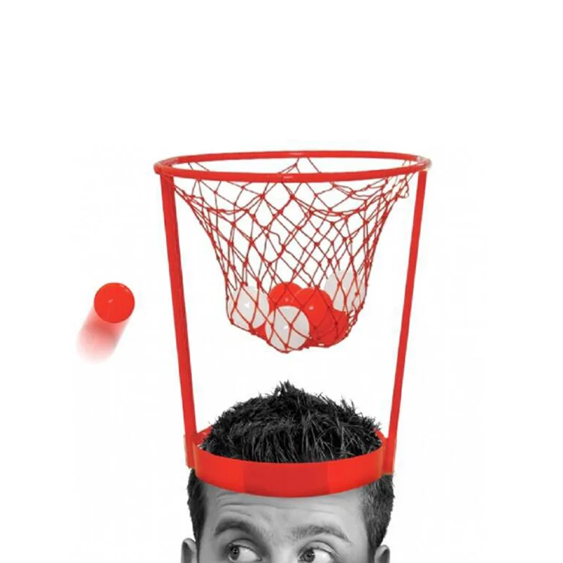 

Outdoor Headband Hoop Ball Toy Safety Catch Basketball Parent-Child Game Overhead Basketball Shooting Learning Toy
