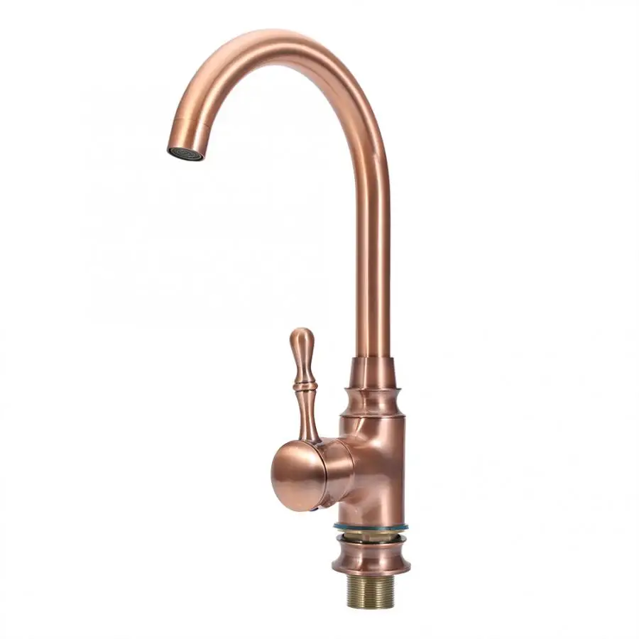 Традиционный ретро стиль кран и смеситель для кухонной раковины латунный