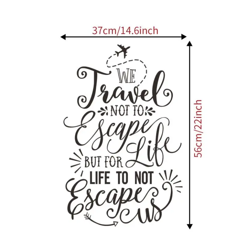 

PVC Wall Decals Apartment Design Carved English Wall Stickers Quotes Words Art Posters Decor Lettering for Bedroom Living Room