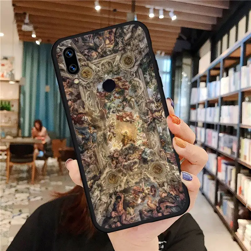

Angel palaces oil painting Phone Case For xiaomi redmi note 10 9 9s 8 8t 7 pro max mi note 10 lite pro coque