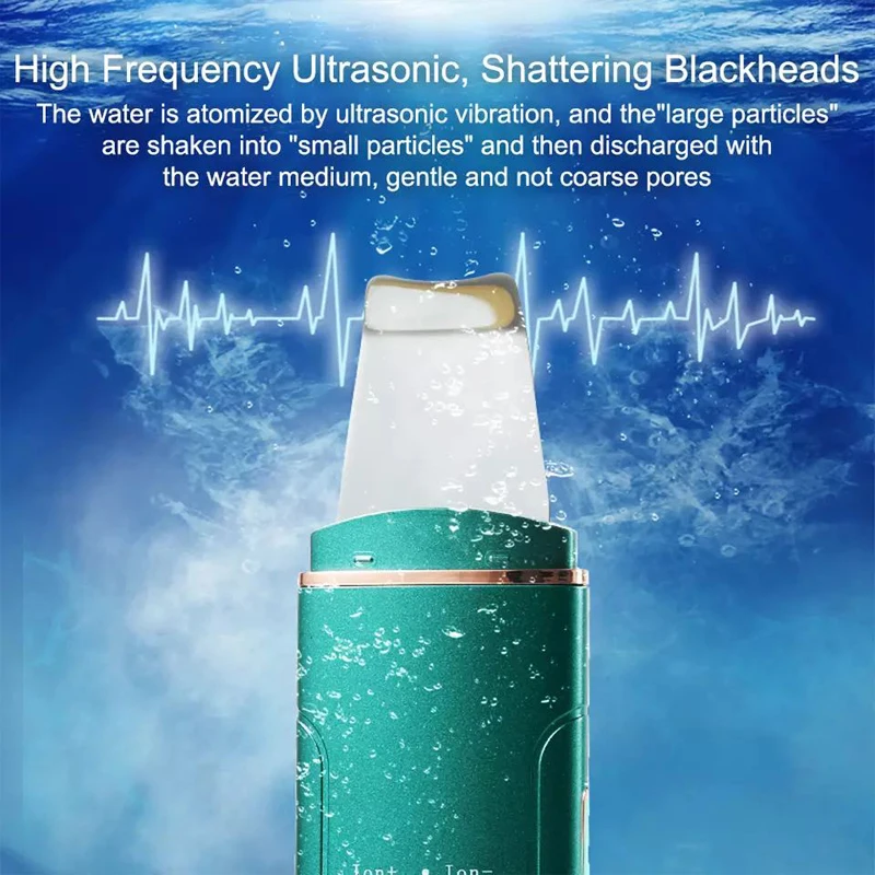 RUBYONLY ультразвуковой очищающий Массажер для ухода за кожей лица удаления угрей от